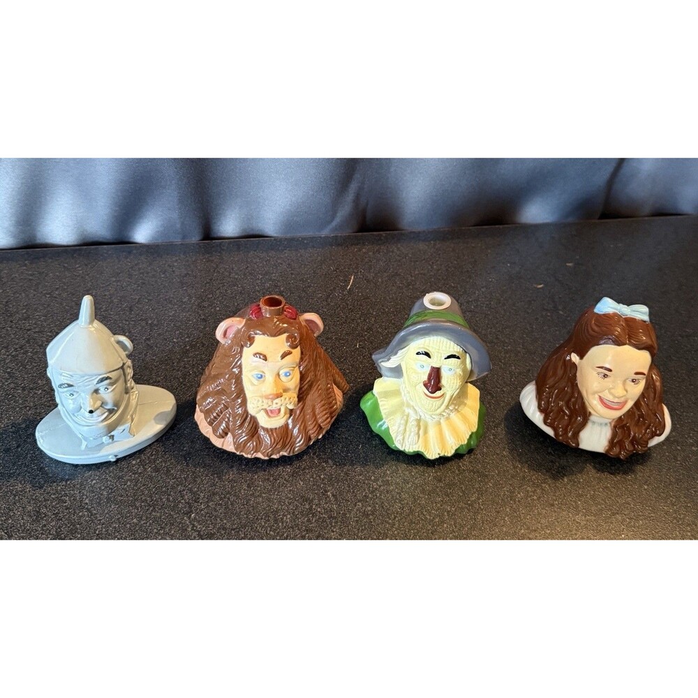 Vintage Wizard of Oz Christmas Plastic Light Cover Reflectors Set Of 4 Dorothy